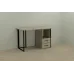 Комп'ютерний стіл Ferrum-decor Отто 75x120x70 чорний ДСП Дуб Сонома 16мм