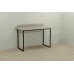 Компьютерный стол Ferrum-decor Скай 76x100x60 черный ДСП Дуб Сонома 32мм