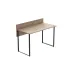 Компьютерный стол Ferrum-decor Скай 76x100x60 черный ДСП Дуб Сан-Марино 32мм
