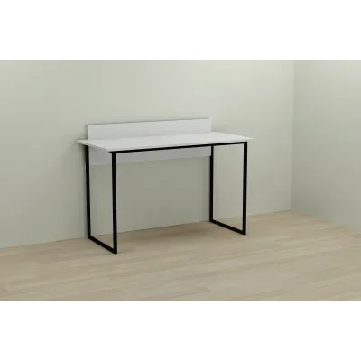 Комп'ютерний стіл Ferrum-decor Скай 75x120x60 чорний ДСП Біле 16мм