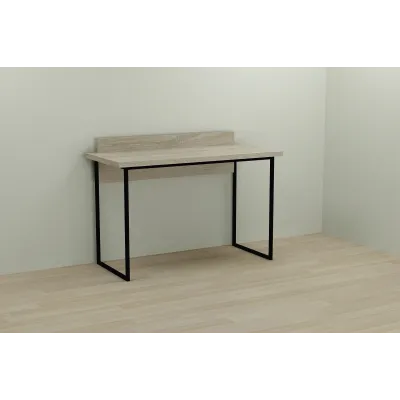 Комп'ютерний стіл Ferrum-decor Скай 75x140x60 чорний ДСП Дуб Сонома 32мм Комп'ютерний стіл Ferrum-decor Скай 75x140x60 чорний ДСП Дуб Сонома 32мм