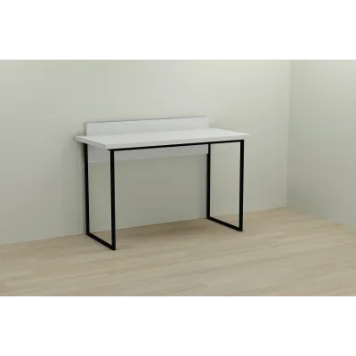 Комп'ютерний стіл Ferrum-decor Скай 76x120x70 чорний ДСП Біле 32мм Комп'ютерний стіл Ferrum-decor Скай 76x120x70 чорний ДСП Біле 32мм