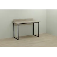 Компьютерный стол Ferrum-decor Скай 76x120x70 черный ДСП Дуб Сонома 32мм