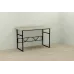 Комп'ютерний стіл Ferrum-decor Раян 76x140x60 чорний ДСП Дуб Сонома 32мм