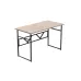 Компьютерный стол Ferrum-decor Раян 75x120x70 черный ДСП Дуб Сан-Марино 32мм