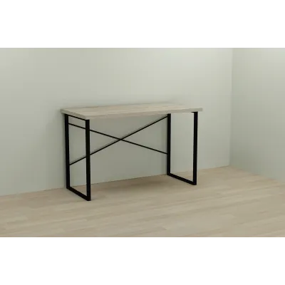Комп'ютерний стіл Ferrum-decor Дейв 75x120x60 чорний ДСП Дуб Сонома 32мм Комп'ютерний стіл Ferrum-decor Дейв 75x120x60 чорний ДСП Дуб Сонома 32мм