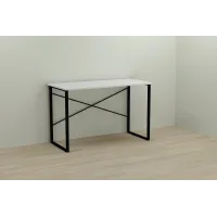 Компьютерный стол Ferrum-decor Дейв 75x140x60 черный ДСП Белое 16мм Компьютерный стол Ferrum-decor Дейв 75x140x60 черный ДСП Белое 16мм