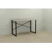 Компьютерный стол Ferrum-decor Дейв 75x140x60 черный ДСП Дуб Сонома 16мм