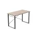Компьютерный стол Ferrum-decor Дейв 75x140x60 черный ДСП Дуб Сан-Марино 32мм