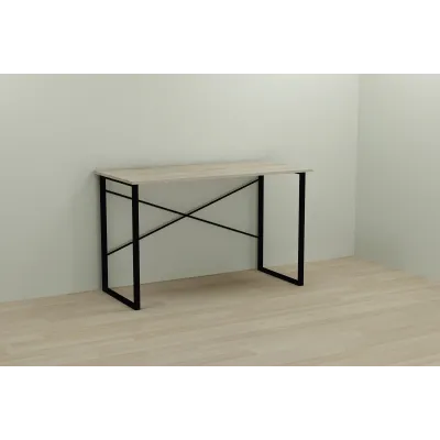 Комп'ютерний стіл Ferrum-decor Дейв 75x100x70 чорний ДСП Дуб Сонома 16мм Комп'ютерний стіл Ferrum-decor Дейв 75x100x70 чорний ДСП Дуб Сонома 16мм