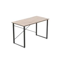 Компьютерный стол Ferrum-decor Дейв 75x120x70 черный ДСП Дуб Сан-Марино 32мм