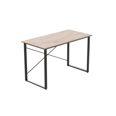 Компьютерный стол Ferrum-decor Дейв 75x120x70 черный ДСП Дуб Сан-Марино 32мм
