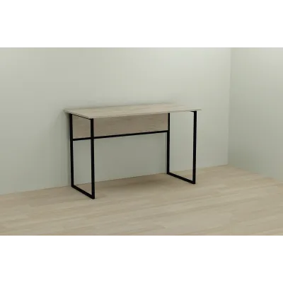 Компьютерный стол Ferrum-decor Коди 75x140x60 черный ДСП Дуб Сонома 16мм