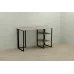 Комп'ютерний стіл Ferrum-decor Кевін 75x100x70 чорний ДСП Дуб Сонома 16мм