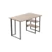 Комп'ютерний стіл Ferrum-decor Кевін 75x100x70 чорний ДСП Дуб Сан-Марино 16мм
