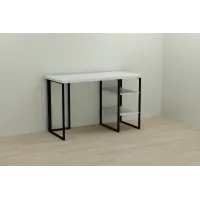 Комп'ютерний стіл Ferrum-decor Кевін 75x100x70 чорний ДСП Біле 32мм Комп'ютерний стіл Ferrum-decor Кевін 75x100x70 чорний ДСП Біле 32мм