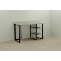 Компьютерный стол Ferrum-decor Кевин 75x100x70 черный ДСП Дуб Сонома 32мм Компьютерный стол Ferrum-decor Кевин 75x100x70 черный ДСП Дуб Сонома 32мм