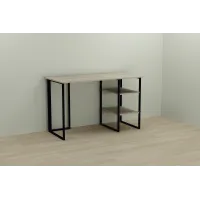 Комп'ютерний стіл Ferrum-decor Кевін 75x120x70 чорний ДСП Дуб Сонома 16мм