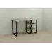 Комп'ютерний стіл Ferrum-decor Кевін 75x120x70 чорний ДСП Дуб Сонома 32мм