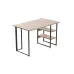 Комп'ютерний стіл Ferrum-decor Кевін 75x140x70 чорний ДСП Дуб Сан-Маріно 16мм