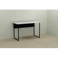 Комп'ютерний стіл Ferrum-decor Майк 75x100x60 чорний ДСП Біле 16мм Комп'ютерний стіл Ferrum-decor Майк 75x100x60 чорний ДСП Біле 16мм