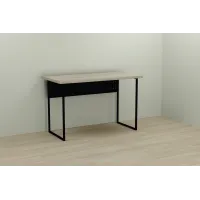 Компьютерный стол Ferrum-decor Майк 75x120x60 черный ДСП Дуб Сонома 32мм Компьютерный стол Ferrum-decor Майк 75x120x60 черный ДСП Дуб Сонома 32мм