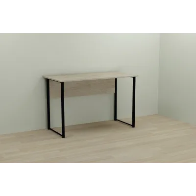 Компьютерный стол Ferrum-decor Курт 75x100x60 черный ДСП Дуб Сонома 16мм