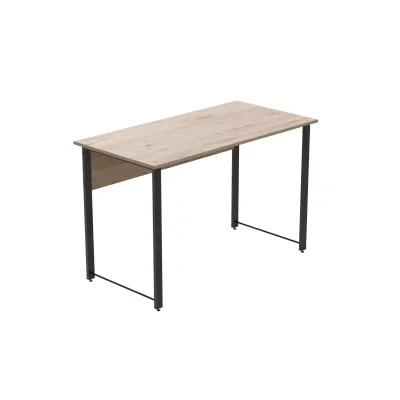 Компьютерный стол Ferrum-decor Курт 75x100x60 черный ДСП Дуб Сан-Марино 32мм