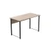 Комп'ютерний стіл Ferrum-decor Курт 75x100x60 чорний ДСП Дуб Сан-Маріно 32мм