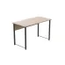 Комп'ютерний стіл Ferrum-decor Курт 75x120x60 чорний ДСП Дуб Сан-Маріно 32мм