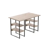 Комп'ютерний стіл Ferrum-decor Карен 75x120x60 чорний ДСП Дуб Сан-Маріно 16мм Комп'ютерний стіл Ferrum-decor Карен 75x120x60 чорний ДСП Дуб Сан-Маріно 16мм