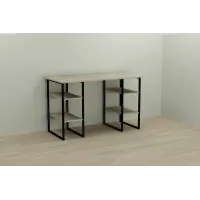 Комп'ютерний стіл Ferrum-decor Карен 75x120x70 чорний ДСП Дуб Сонома 16мм