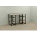Комп'ютерний стіл Ferrum-decor Карен 75x120x70 чорний ДСП Дуб Сонома 16мм