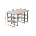 Комп'ютерний стіл Ferrum-decor Карен 75x120x70 чорний ДСП Дуб Сан-Маріно 16мм