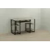 Комп'ютерний стіл Ferrum-decor Тім 75x120x70 чорний ДСП Дуб Сонома 16мм