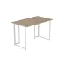 Компьютерный стол Ferrum-decor Ханна 75x140x60 белый ДСП Дуб Сан-Марино 16мм