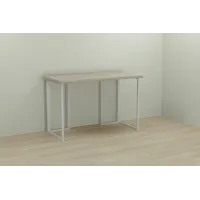Компьютерный стол Ferrum-decor Ханна 75x140x60 белый ДСП Дуб Сонома 32мм