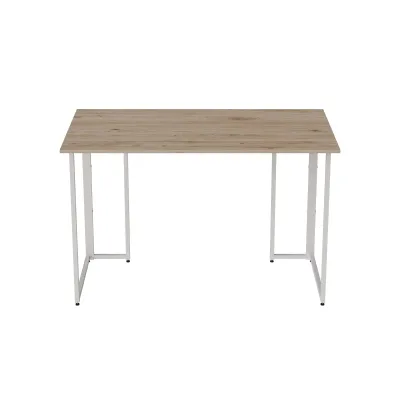 Компьютерный стол Ferrum-decor Ханна 75x100x70 белый ДСП Дуб Сан-Марино 16мм