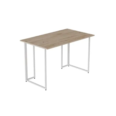 Компьютерный стол Ferrum-decor Ханна 75x100x70 белый ДСП Дуб Сан-Марино 32мм Компьютерный стол Ferrum-decor Ханна 75x100x70 белый ДСП Дуб Сан-Марино 32мм
