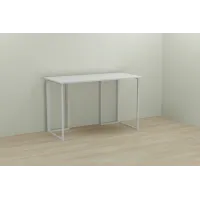 Комп'ютерний стіл Ferrum-decor Ханна 75x140x70 білий ДСП Біле 16мм Комп'ютерний стіл Ferrum-decor Ханна 75x140x70 білий ДСП Біле 16мм