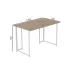 Компьютерный стол Ferrum-decor Ханна 75x140x70 белый ДСП Дуб Сан-Марино 16мм Компьютерный стол Ferrum-decor Ханна 75x140x70 белый ДСП Дуб Сан-Марино 16мм