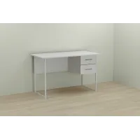 Комп'ютерний стіл Ferrum-decor Дакота 75x140x60 білий ДСП Біле 16мм