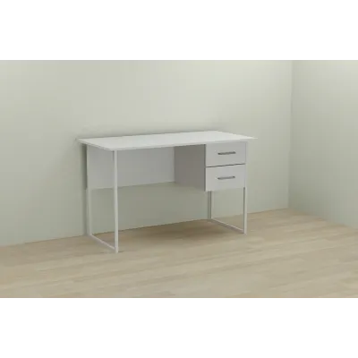 Комп'ютерний стіл Ferrum-decor Дакота 75x120x70 білий ДСП Біле 16мм