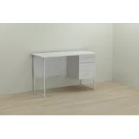 Комп'ютерний стіл Ferrum-decor Гаррі 75x120x60 білий ДСП Біле 16мм Комп'ютерний стіл Ferrum-decor Гаррі 75x120x60 білий ДСП Біле 16мм