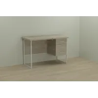 Компьютерный стол Ferrum-decor Гарри 75x120x60 белый ДСП Дуб Сонома 32мм Компьютерный стол Ferrum-decor Гарри 75x120x60 белый ДСП Дуб Сонома 32мм
