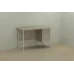 Компьютерный стол Ferrum-decor Гарри 75x120x70 белый ДСП Дуб Сонома 32мм