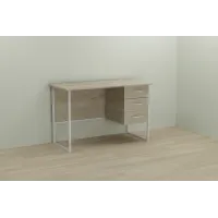Комп'ютерний стіл Ferrum-decor Гаррі 75x140x70 білий ДСП Дуб Сонома 16мм Комп'ютерний стіл Ferrum-decor Гаррі 75x140x70 білий ДСП Дуб Сонома 16мм