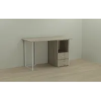 Комп'ютерний стіл Ferrum-decor Отто 75x120x60 білий ДСП Дуб Сонома 16мм Комп'ютерний стіл Ferrum-decor Отто 75x120x60 білий ДСП Дуб Сонома 16мм
