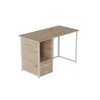 Комп'ютерний стіл Ferrum-decor Отто 75x120x70 білий ДСП Дуб Сан-Маріно 32мм Комп'ютерний стіл Ferrum-decor Отто 75x120x70 білий ДСП Дуб Сан-Маріно 32мм