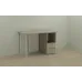 Комп'ютерний стіл Ferrum-decor Отто 75x140x70 білий ДСП Дуб Сонома 16мм